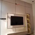 ديكور شاشة شيبورد نعلات فايبر خلفيات غرف نوم