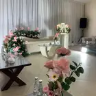 تنسيق كوشات افراح وممرات وسماعات سواتر واستاندات استقبال