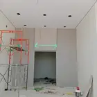 عمل تكسير جبس بورد السقف المستعار سيمنت بورد
