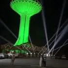 تجهيز افتتاحات حفلات بوابه تراس اضاءه قوس بالونات راقصه