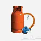 اسطوانة غاز مع منظم بحي النور الدمام