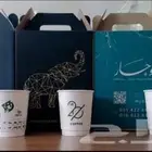 طباعة اكواب ترامس جركل قهوة اكواب بلاستيك ورقية بوكسات