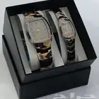 اطقم رجالي مع نسائي ساعات سراميك ضمان خمس سنين الضمان