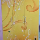 دولاب ومكتبة وطاولة سرير مع أدراج