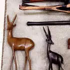 سعر محروق لاجمل تحف خشبية محفورة يدوي