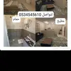 شقه او غرفه او استديو للايجار مخطط السلام بجوار جامعة طيبه