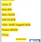 جهاز بيسي كمبيوتر قيمنق ينفع للالعاب و التصميم