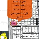 للبيع ارض 4693 شارعين الجامعه شقراء تقسم