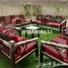 جلسات خارجية كراسي خشبيه كراسي حديد خارجية جلسات مراكيز