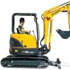 بوكلين كبير وصغير للايجار mini and big Excavator for rental