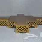 طقم طولات ارضي خشبMDF تايلندي تصنيع سعوديه متوفر جميع الوان