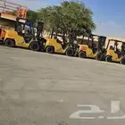 لتأجير الرافعات الشوكيه والكرينات وجميع انواع المعدات