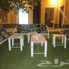 كراسي حديد جلسات خارجيه مراكيز شعبيه كويتيه