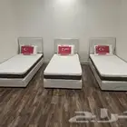 متوفر لدينا   سرير دورين السعر 180  سرير حديد دور واحد السعر