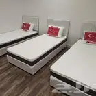 متوفر لدينا   سرير دورين السعر 180  سرير حديد دور واحد السعر