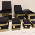 طقم علب فارغة على شكل كعبة