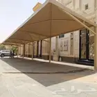 تصميم وتركيب مظلات وسواتر حسب الطلب