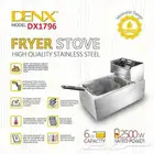 مقلاه زيت بسعة 6 لتر DX1796