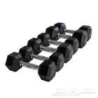 دمبل سداسي ربر Hex dumbbell