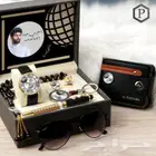 طقم ساعة رجالي تصميم حسب الطلب - هديه رجاليه فخمه