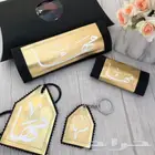طقم سياره جلد تطريز بالاسم