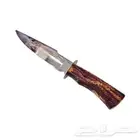 سكين فولاذ اصفهاني بجراب