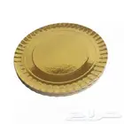 صحون حلى-صحون ورقية-صحن-حلى-صحون ذهبية