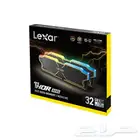 رامات LEXAR THOR RGB 32GB (2x16) 6000MHz CL38 DDR5 اسود