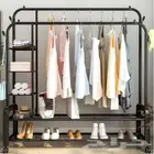 علاقة ملابس الملابس غرفة النوم المتنقلة متعدد الطبقات