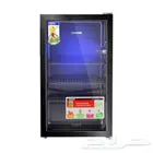 ثلاجة مكتبية جيباس باب زجاجي 120 لتر   اسود