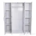 دواليب ملابس أنيقة وعملية بلون أبيض فاخر