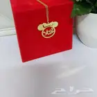 سلسل وبروشات بلاسم مطلي بذهب او الفضه تصمم حسب الطلب