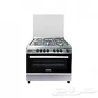 جنرال سوبريم فرن غاز 90 60 سم  5 شعلات  امان كامل  استانلس