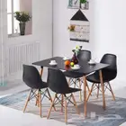 طاولة طعام مودرن مع 4 كراسي