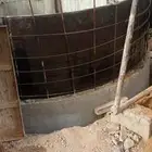 حفار خزان الميا  و بيار  شغل
