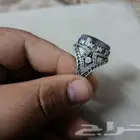 خاتم عقيق يماني سماوي