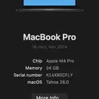 ماك بوك برو 16 انش ام 4 برو (MacBook Pro 16 M4 Pro)