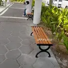 كرسي حدائق زبالة وقمامة حدائق طاولات مقاعد مدارس كرسي حديد