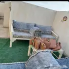 كراسي حديد وجلسات شعبيه
