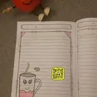 رسومات على الدفتر