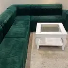 كنب معاه طاوله وطاوله تلفزيون ب300وقابل لتفاوض