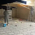 تركيب مضلات سيارات موقف سيارات