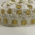 طاقيه زري كامل شغل فخم   20 حبه مقاس 22ونص و20 حبه مقاس 22