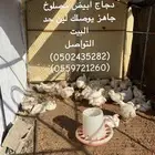 دجاج ابيض مسلوخ جاهز السيل الكبير