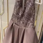 تم تخفيض فستان سهرة انيقةفساتين تنفع للحوامل ملابس ترتر فخمة