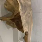 طقم طاولات خشب طبيعي