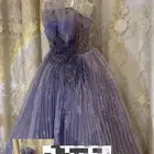 فستان سهرة فستان ملكة خطوبة شبكة  فرح زواج