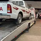 سطحه شاص طويل لنقل السيارات الجديدة والمستخدمة والمعدات