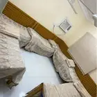 رجاء مايتواصل الا الصامل طقم قعايد مع مفارش العدد 6