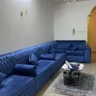 كنب صالة جديد مع اربع طاولات .كنب مجلس نساء مع ثلاث طاولات